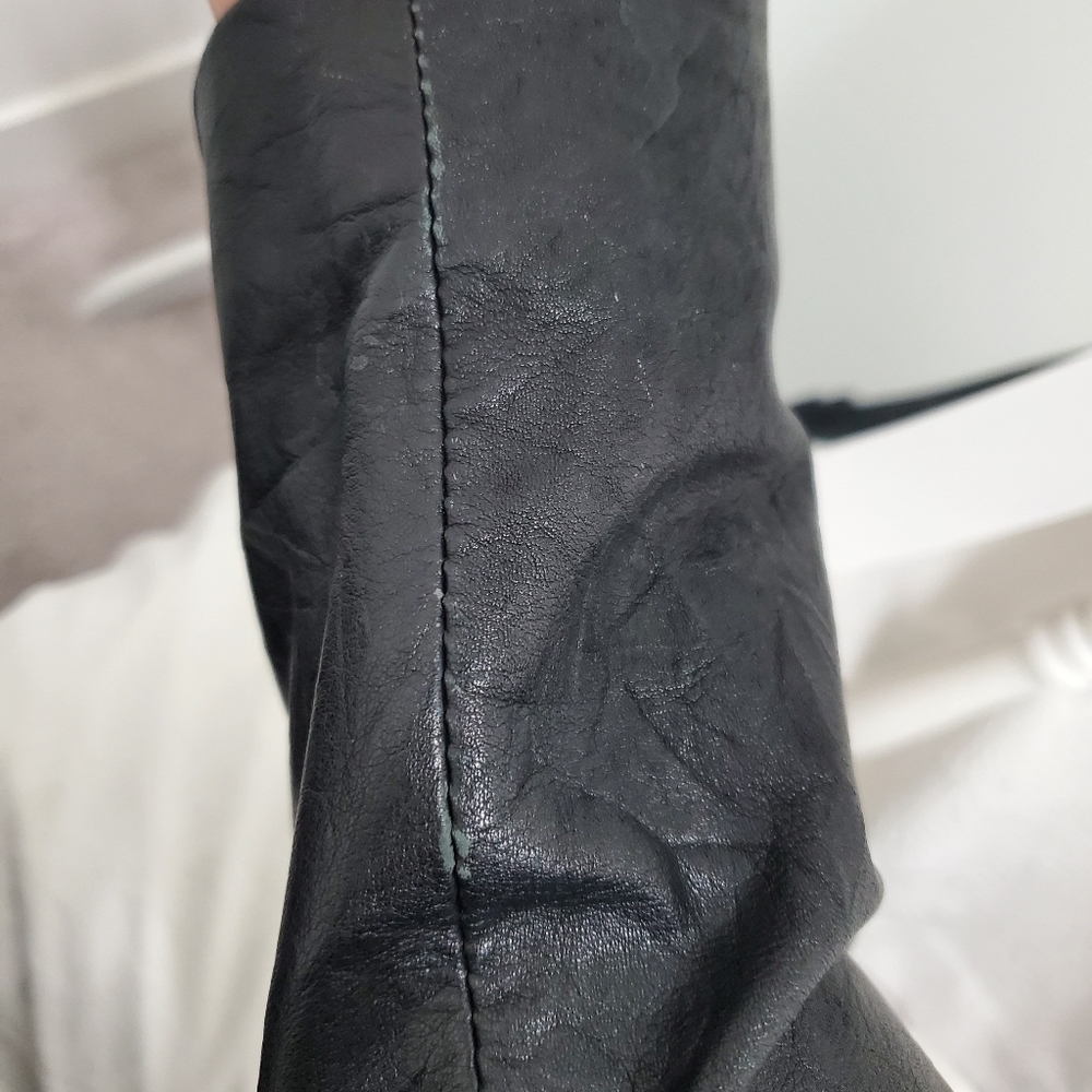 Keneth Cole Leather Moto Jacket - Picture 4 of 11
